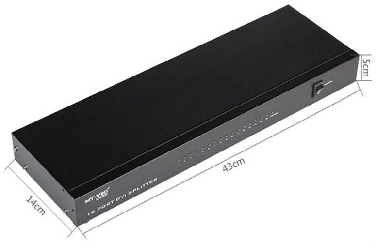 1进16出高清DVI分配器迈拓维矩MT-DV16H  迈拓维矩分配器  16口DVI分配器