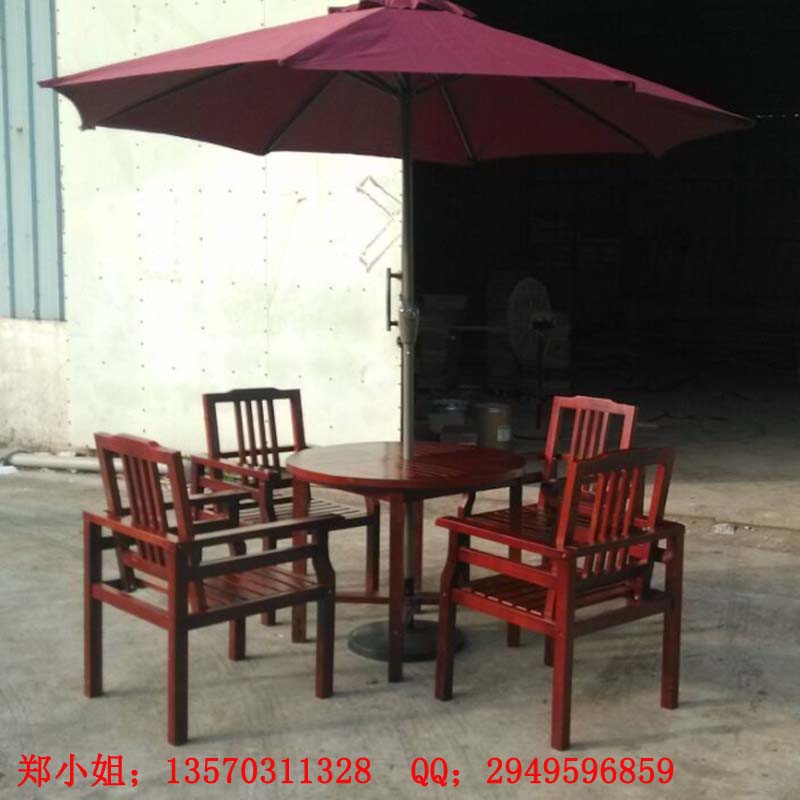 江西景观休闲桌椅 户外木质休闲椅 花园桌椅
