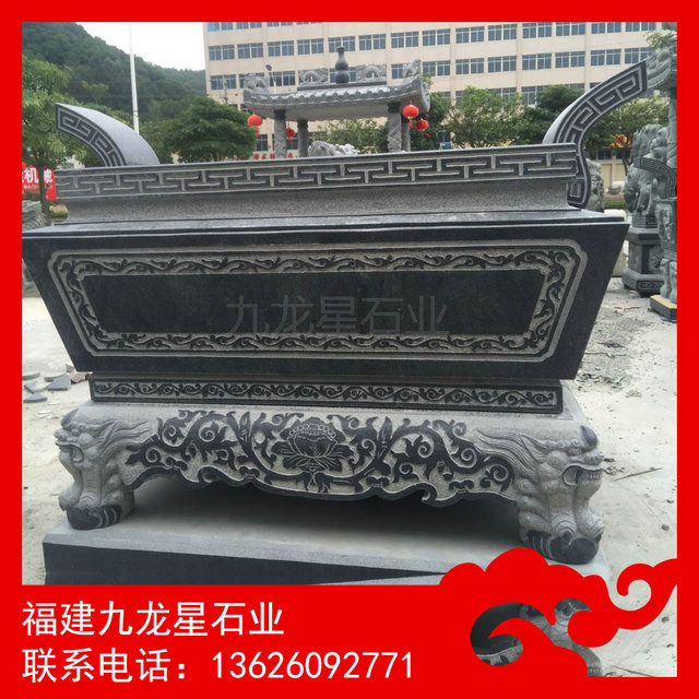 石雕香炉加工厂寺庙石头香炉大型石雕天公炉