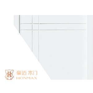豪迈木门HONMAX现代家居白色复合烤漆门套装门  白色室内门
