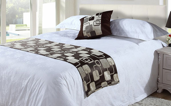 南通哪里有供应优惠的床尾巾|酒店床上用品  酒店布草  宾馆床上用品