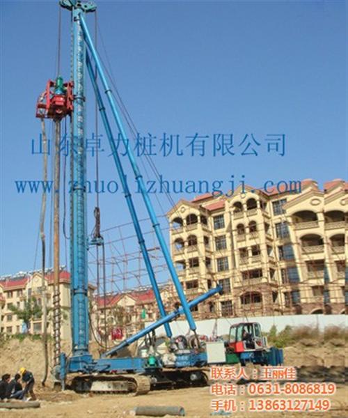 长螺旋桩机|长螺旋|卓力桩机(多图)&nbsp;&nbsp;长螺旋钻&nbsp;&nbsp;长螺旋钻孔&nbsp;&nbsp;长螺旋钻杆