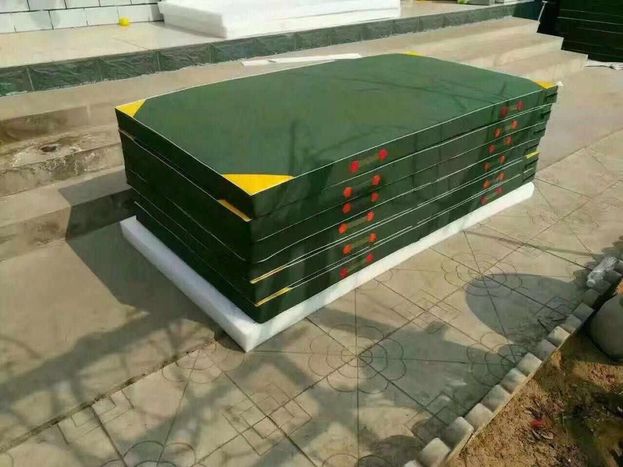 浩然大量现货体操垫的厂家  体操垫价格  体操垫厂家  帆布体操垫