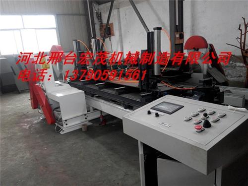 推台锯、宏茂机械、高效圆木推台锯带锯升级  精密圆木推台锯  数控自动推台锯