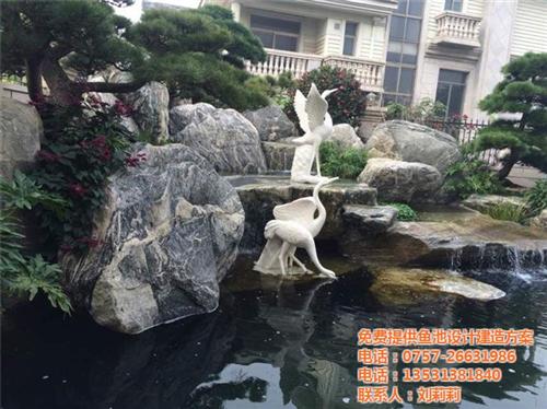 金碧林,别墅鱼池设计,室内景观鱼池设计  室外锦鲤鱼池设计  居家庭院鱼池设计