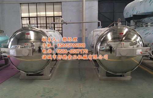 不锈钢卧式杀菌锅参数,诸城市邦德食品机械