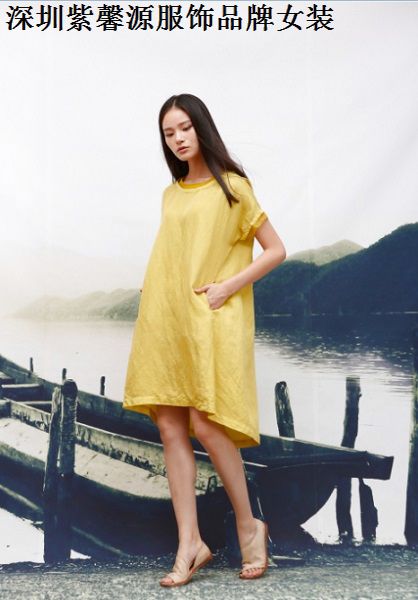 供应紫馨源品牌折扣女装尾货货源春夏新款库存批发 品牌女装尾货货源 折扣女装货源