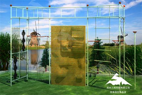 高空九面体拓展设备非常受大家欢迎  户外拓展设备  三邦户外  水上拓展设备