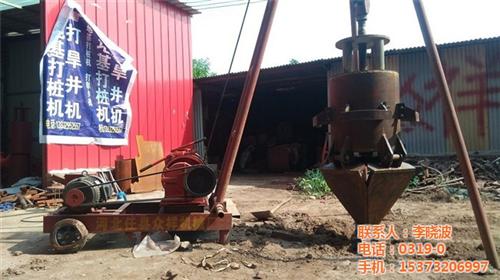 打桩机生产_洛阳铲打桩机_众祥机械(图)  洛阳铲制造  洛阳铲打桩机设备