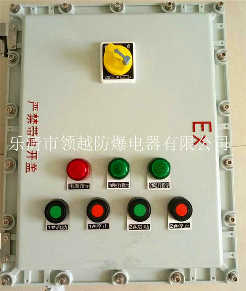 一控二防爆电机控制箱 防爆电控箱 防爆按钮箱