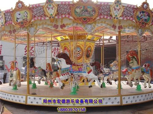 湖南转马,宏德游乐,上传动转马  海洋转马  旋转木马