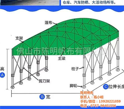 陈明帆布,移动推拉蓬,移动推拉蓬报价  户外移动推拉蓬  仓库移动推拉蓬