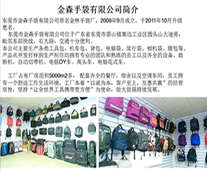 金森卡帝龙背包小程序  双肩背包定制