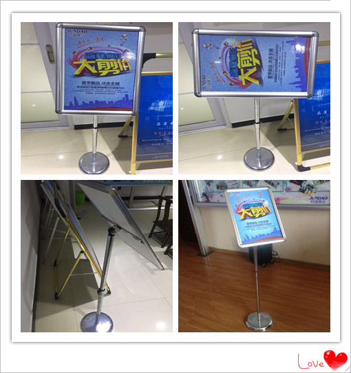 地上公示栏    易拆卸导视牌  易拆卸展板