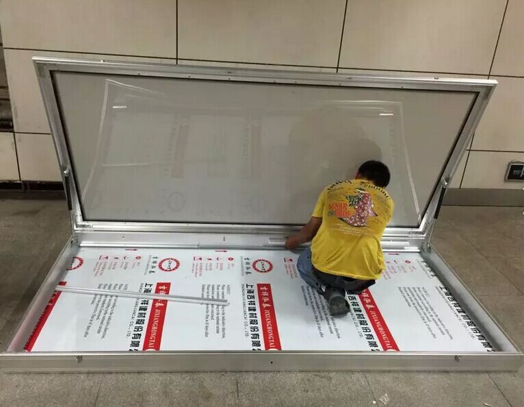 铝合金挂墙信息发布栏  开启式挂墙宣传栏