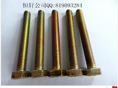 专业的镀彩螺栓制作商，低价镀彩螺栓&nbsp;&nbsp;4.8级国标栓&nbsp;&nbsp;恒轩镀彩螺栓厂