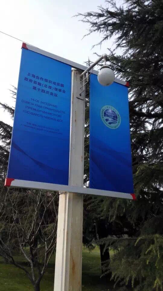 唐山市路灯杆广告旗 电线杆广告旗生产商