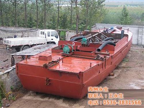 小抽沙船、抽沙船、青州永生(多图)  大型抽沙船  深水抽沙船  抽沙船定做