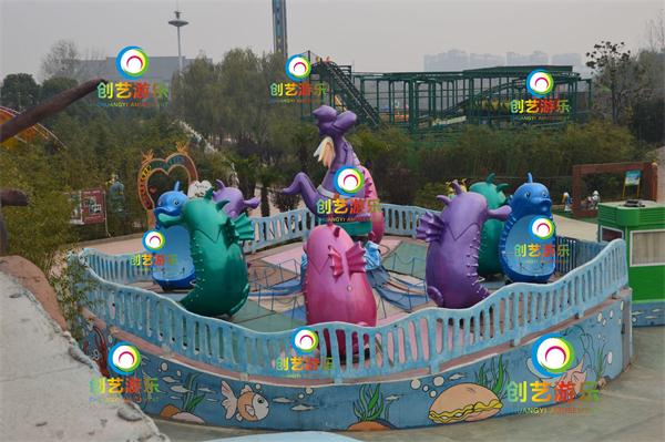 包头市创艺高品质景区公园海马精灵游乐设备市场稳定  海马精灵游乐设备厂家  海马精灵厂家  许昌创艺游乐设备