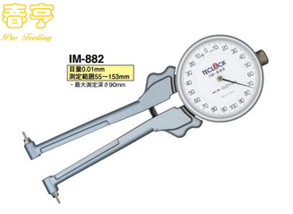 日本得乐TECLOCK内卡规IM-882  外卡规  内外卡规