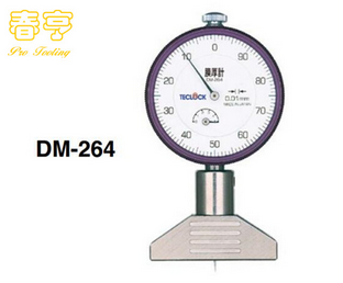 日本得乐TECLOCK深度计DM-264  深度表  量表