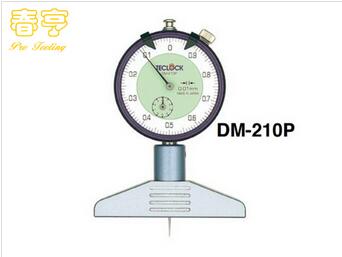 日本得乐TECLOCK深度计DM-210P  深度表  量表