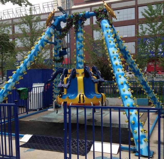 牡丹江经典旋转8座小摆锤游艺设施创艺厂家加工  许昌创艺游乐设备  小摆锤厂家
