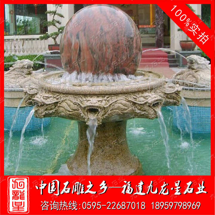 石雕风水球 花岗岩莲花转运球 广场大型喷泉雕塑 石雕风水球价格 花岗岩风水球 石材风水球厂家