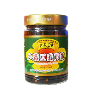供应批发 兴薇皇贡豆豉酱240g