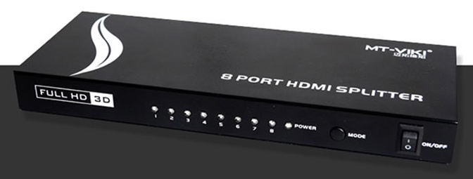 8口HDMI超高清分配器迈拓维矩MT-SP108M  迈拓维矩切换器