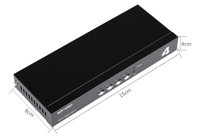 4路DVI高清切换器迈拓维矩MT-DV401  迈拓维矩切换器