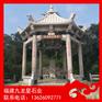 石亭子定制 青石雕凉亭 大型古建筑石亭