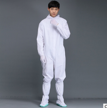 直销特价无尘静电服 三连体白色洁净服净化车间工作服  防静电
