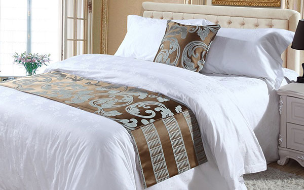 南通哪里有供应价格优惠的酒店布草床尾巾，  宾馆床上用品