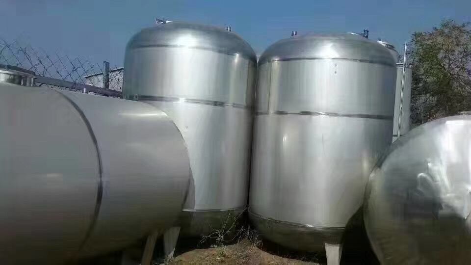处理二手牛奶发酵罐 二手中药提取罐 二手不锈钢储罐  二手不锈钢罐
