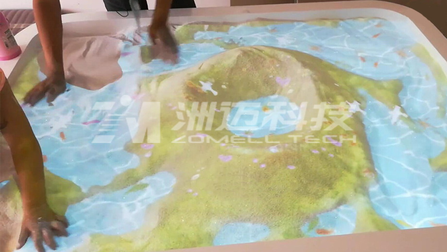 儿童乐园魔幻沙桌  互动沙桌  投影数字  互动投影沙桌