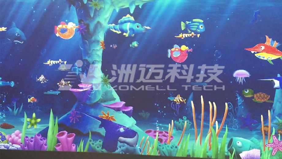 行走在色彩里的妙笔涂鸦  互动涂鸦  投影涂鸦  互动涂鸦投影