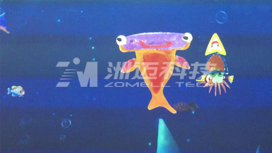 行走在色彩里的妙笔涂鸦  互动涂鸦  投影涂鸦  互动涂鸦投影