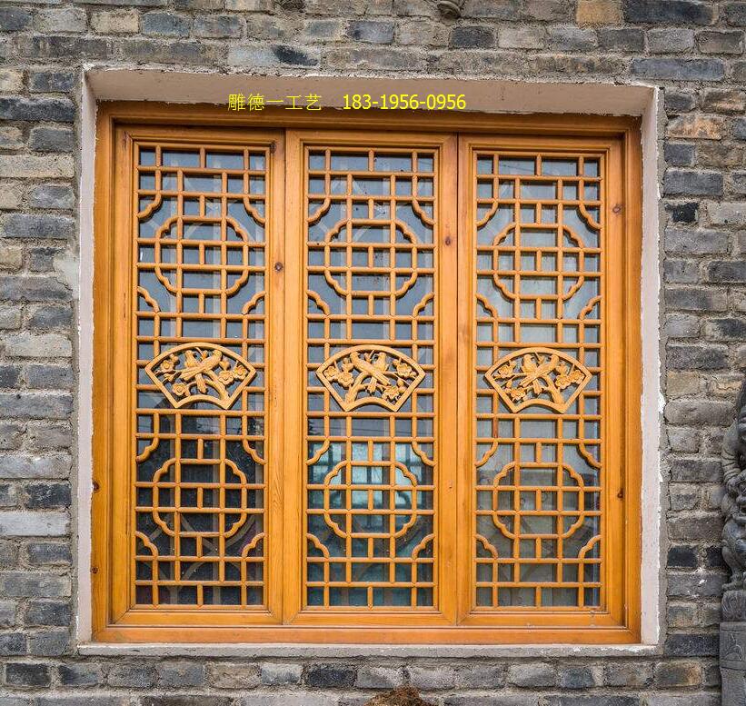 广州木花格窗厂家古建窗子仿古木质花窗定做