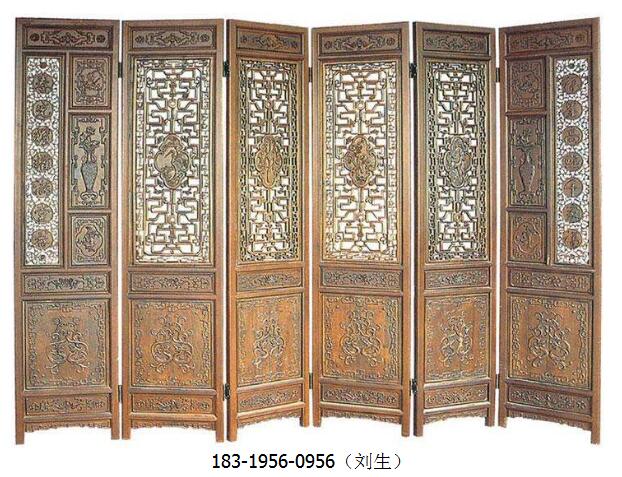 订做中式屏风就找广州防古屏风、古木雕屏风厂家