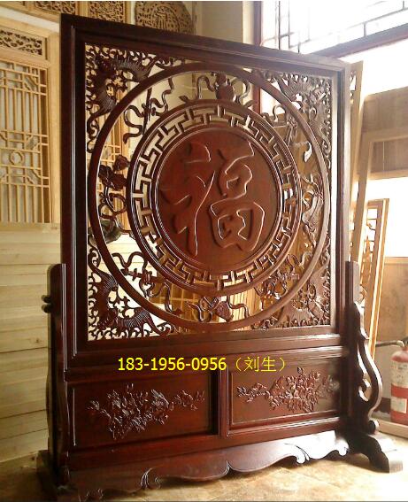 订做中式屏风就找广州防古屏风、古木雕屏风厂家