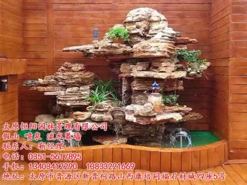 曲阳恒阳石雕经销部、晋城千层石假山、庭院  千层石假山图片大  千层石假山施工工  庭院千层石假山