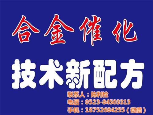 合金催化|泰州艾斯特金属表面处理有限公司  环保合金催化  合金催化包教包会  合金催化技术转让