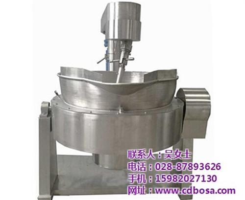 燃气搅拌锅,搅拌锅,搏萨机械制造(多图)  食品搅拌锅  火锅底料搅拌锅
