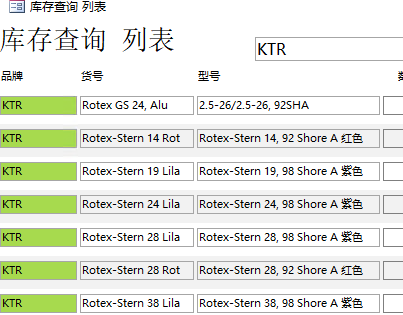 KTR弹性体现货Rotex-Stern 38, 98
