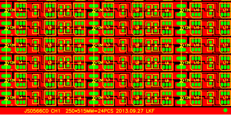 竞国fpc5050LED灯条线路板 双面软灯条板 线路板打样  软灯带线路板  fpc柔性线路板  pc电路板