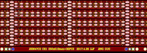 LED面板灯线路板 竞国电子 2835双色200/灯  柔性线路板