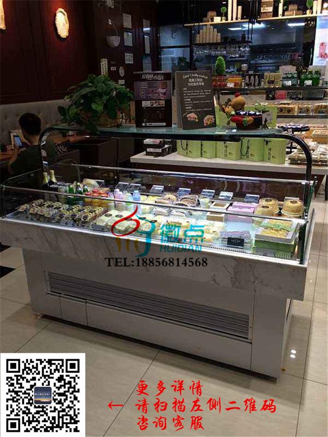 敞开式西点蛋糕柜，开放式三明治展示柜，寿司冷藏保鲜柜