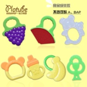 硅胶咬牙胶  磨牙棒  固齿器  咬咬乐玩具