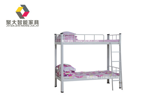 卡式结构百色上下铺铁床你肯定没见过！聚大家具等你来 全国直销13380135179